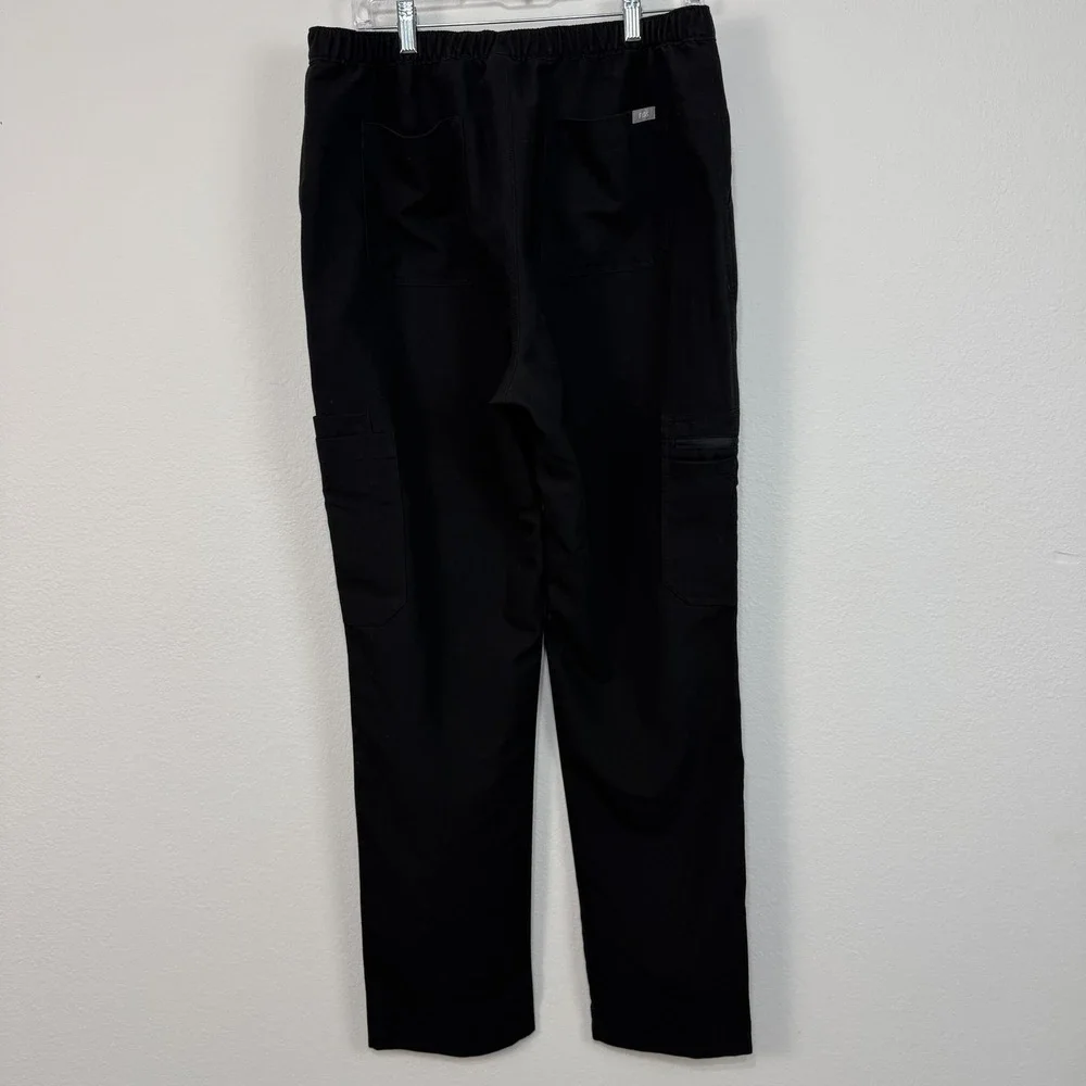 Figs Cairo Cargo Technical Collection Scrub Pants Mens XL‎ Straight Leg Black